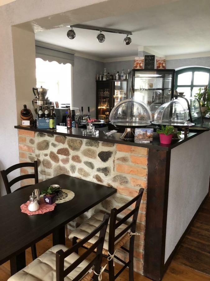 Alte Schule Cafe Und Pension Drehna Εξωτερικό φωτογραφία