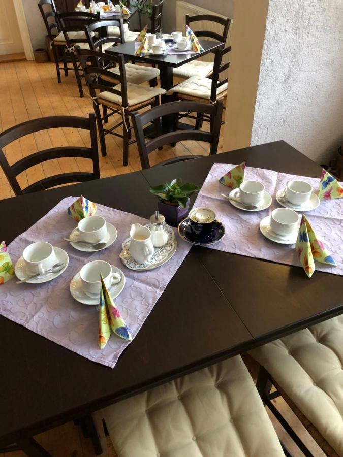 Alte Schule Cafe Und Pension Drehna Εξωτερικό φωτογραφία